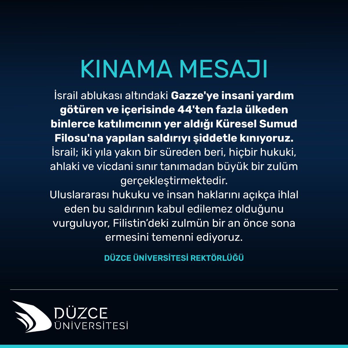 Kınama Mesajı