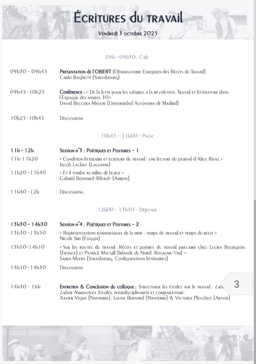 DBecerraMayor's tweet image. En París, Nanterre, para participar en el congreso Écritures du travail. En mi ponencia de mañana, hablaré de la lucha por los salarios y la organización para la revolución obrera en Tea rooms de Luisa Carnés y La mina de Armando López Salinas.