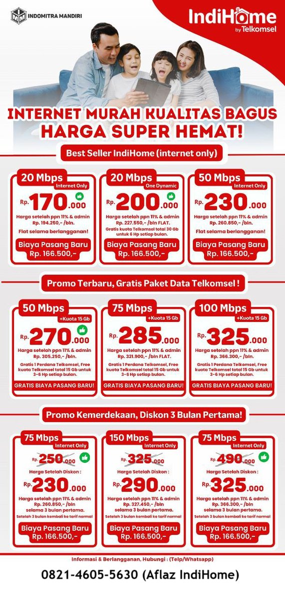 DzikryZalfa's tweet photo. Butuh pasang internet di kos atau kontrakan? Kami siap melayani pasang baru dengan cepat dan harga terjangkau!
Hubungi 0821-4605-5630
#indihomemalang
#telkomselmalang
#wifimalang
#promowifimalang
#mahasiswamalang
#kosmalang
#kontrakanmalang https://t.co/oqoR4A8j7V