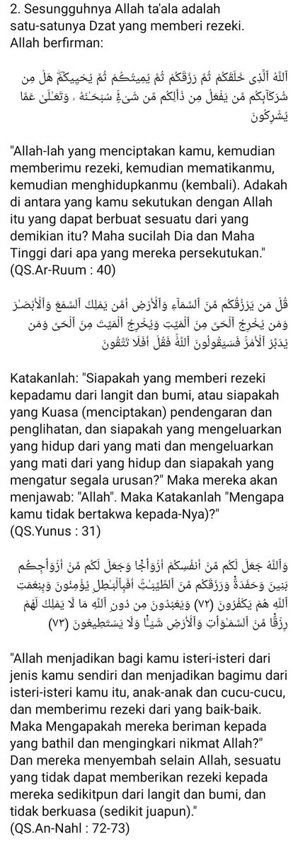 jwtsover's tweet photo. 10 AQIDAH MUSLIM TENTANG REZEKI

Sumber: Ustadz Abdurrahman Thoyyib hafidzahullahu 
https://t.co/lPpjORsJgg https://t.co/1g6DSpu2Kw