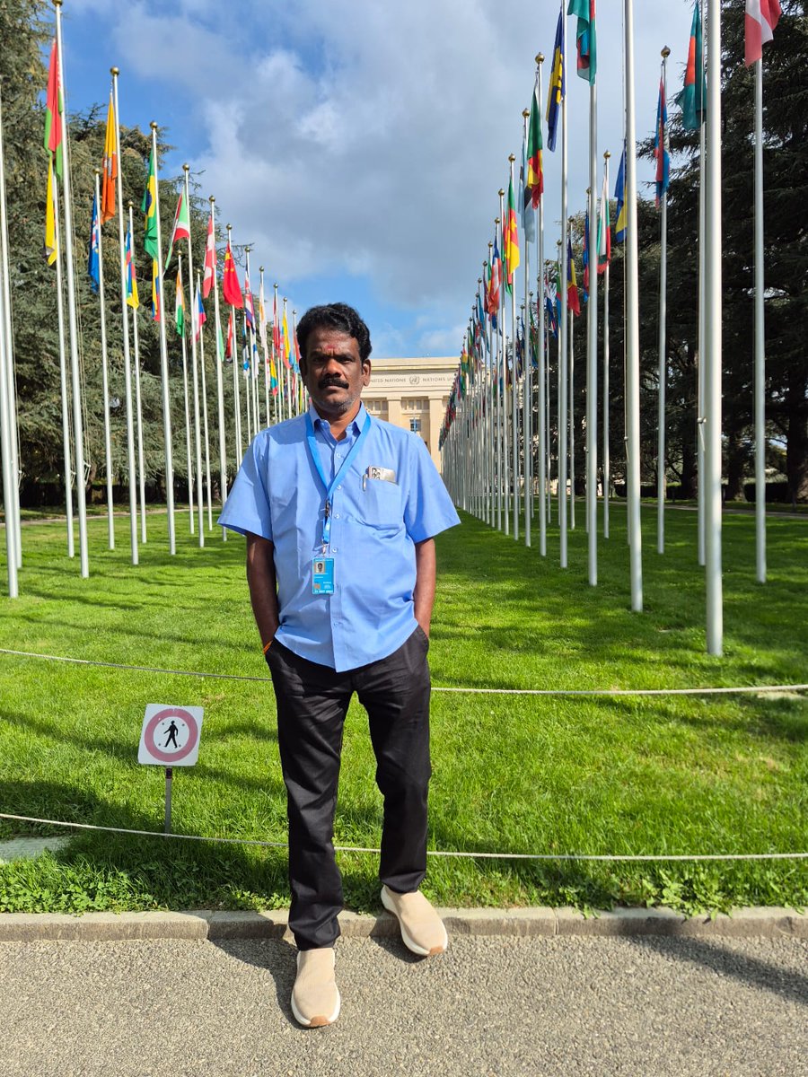 SivakumarState's tweet image. இன்று ஜெனிவாவில் நடைபெற்ற ஐக்கிய நாடுகளின் மனித உரிமைகள் குழுமத்தின் 60வது அமர்வில் பசுமை தாயகம் சார்பில் கலந்து கொண்டு ஈழ தமிழர்களுக்காக நீதி வேண்டி ...