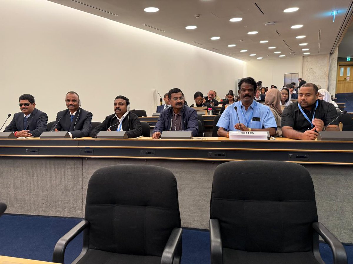 SivakumarState's tweet image. இன்று ஜெனிவாவில் நடைபெற்ற ஐக்கிய நாடுகளின் மனித உரிமைகள் குழுமத்தின் 60வது அமர்வில் பசுமை தாயகம் சார்பில் கலந்து கொண்டு ஈழ தமிழர்களுக்காக நீதி வேண்டி ...