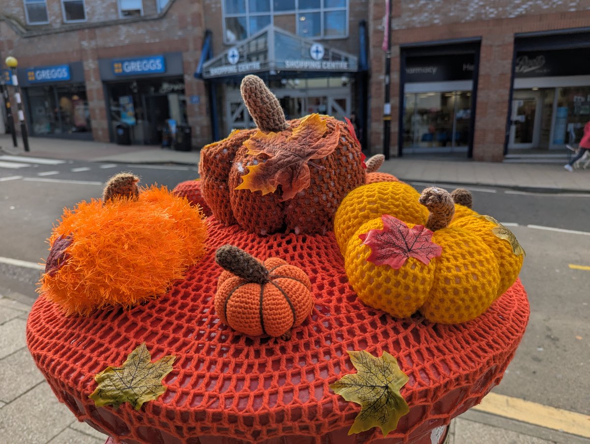 The seasonal postbox toppers opposite the entrance to the mall are wonderful, bringing delight to us and everyone else in the town 😊

We could not be more pleased to feature the current one in our #Halloween profile picture! 🎃

Thank you, Noreen! 🙏

#ChesterleStreet #CLSIsOpen