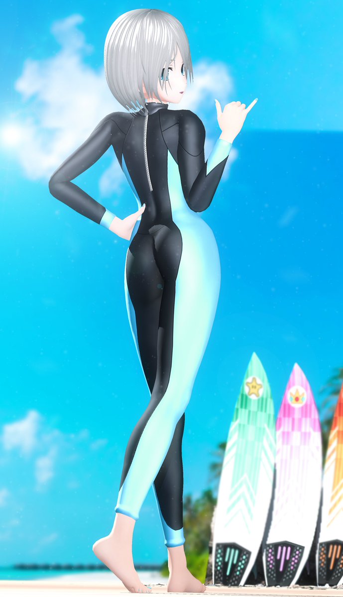 FlancSteam's tweet photo. Hang Loose
#OC #DisplacedWorld #DisplacedArt #3D #Art #Anime #gmod #Wetsuit #Swimsuit #Beach https://t.co/qYWQjuvh7R