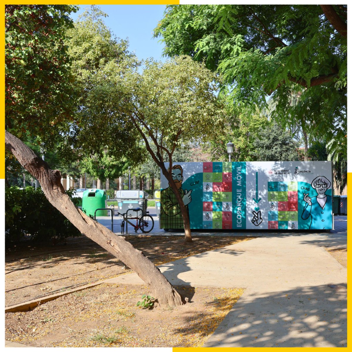 Hui pots reciclar als #ecoparcs mòbils de l'<a href="/AjuntamentVLC/">Ajuntament València</a> i l'<a href="/Emtre_AMV/">EMTRE</a> 🚛:

📍 #ElSaler: Av. Gola de Pujol, 6
📍 #CiutatUniversitària: C/Campament, 1-3 ➡️ C/Rubén Darío - C/Palància
📍 #Malilla T: C/Florence Nightgale
📍 #SantLlorenç: C/Santa Genoveva Torres - C/Arquitecte