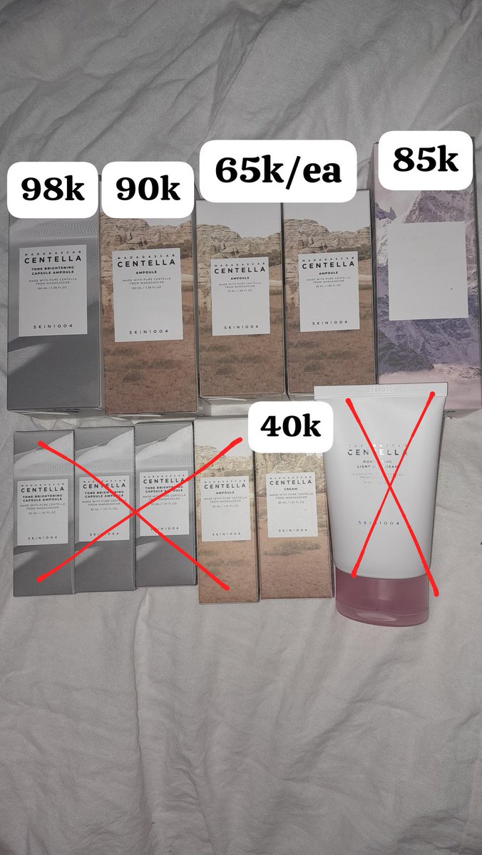 Njwrd_'s tweet photo. Want To Sell 🩷

Skin1004, Skintific (NEW)
Preloved:
• tone brightening boosting toner 97%
• fw poremizing 88%

📍 Jambi
🍊 https://t.co/TfFANbKEgj https://t.co/uRGHFCGqqM