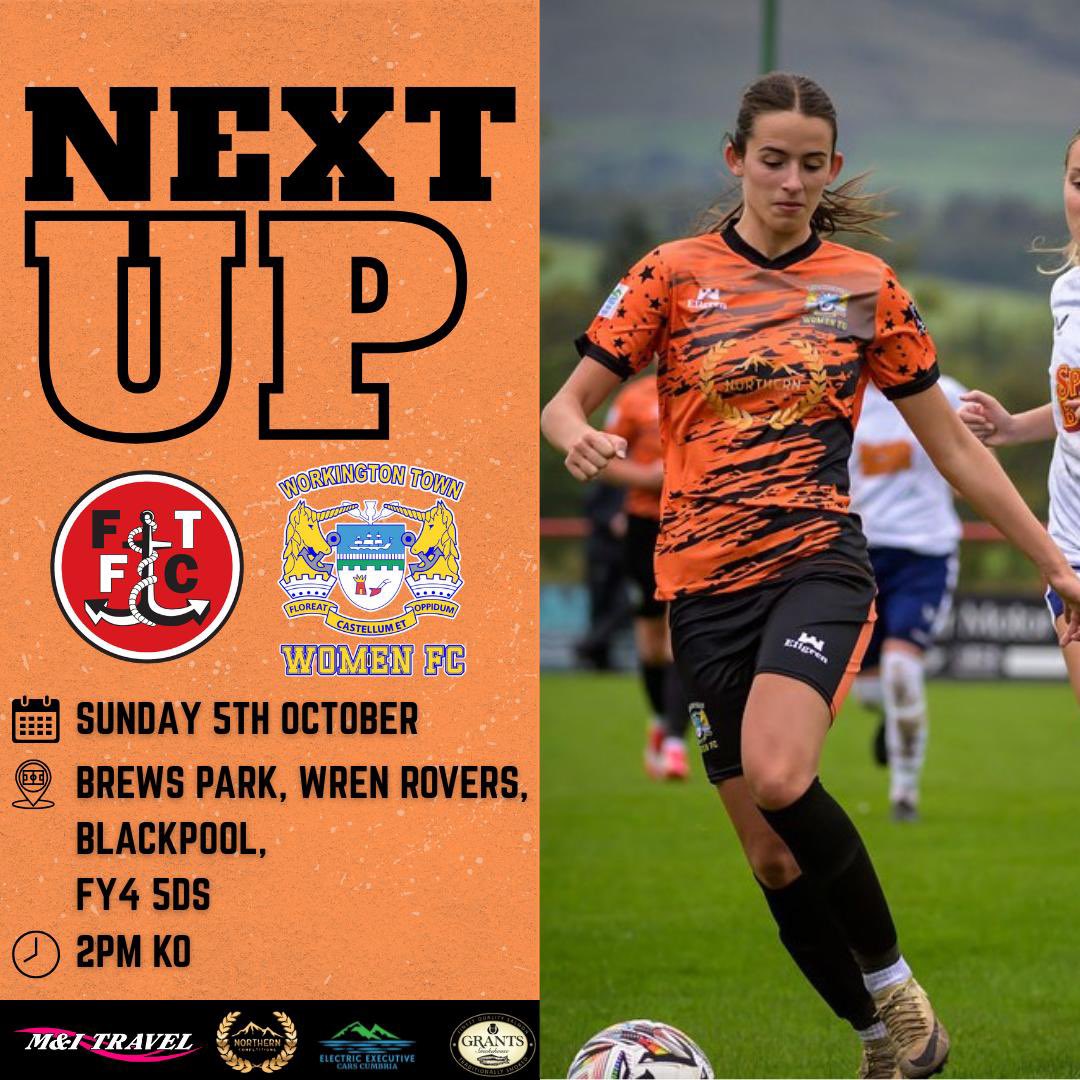 TownWomenFC's tweet photo. The First Team are on the road this weekend as we travel to Fleetwood Wren Rovers. 
We are hoping to get back to winning ways after back to back defeats. https://t.co/DlTC6FdfRO
