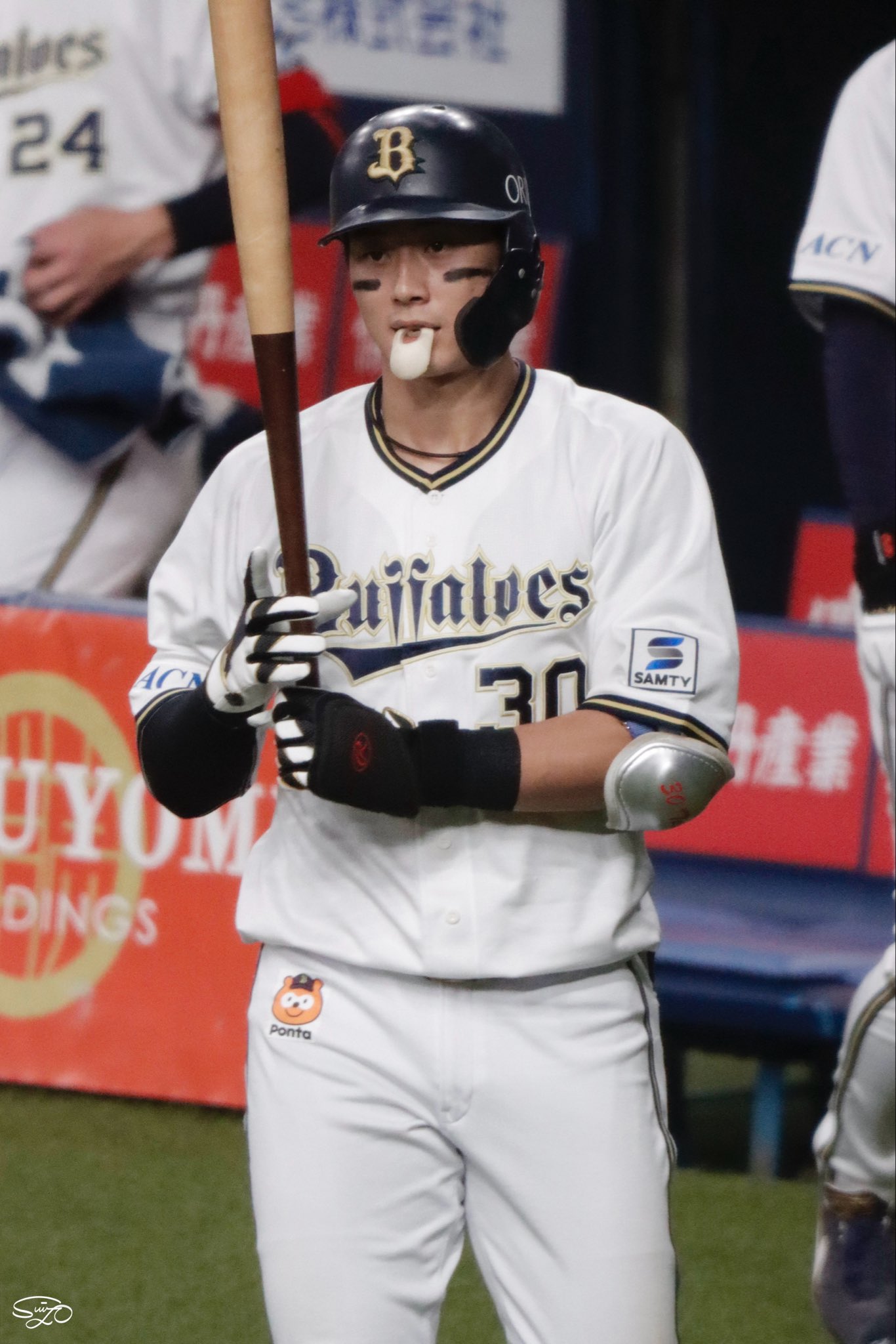 廣岡 廣岡大志 #井阪打撃投手 #もぐもぐタイム #サラダから食べる