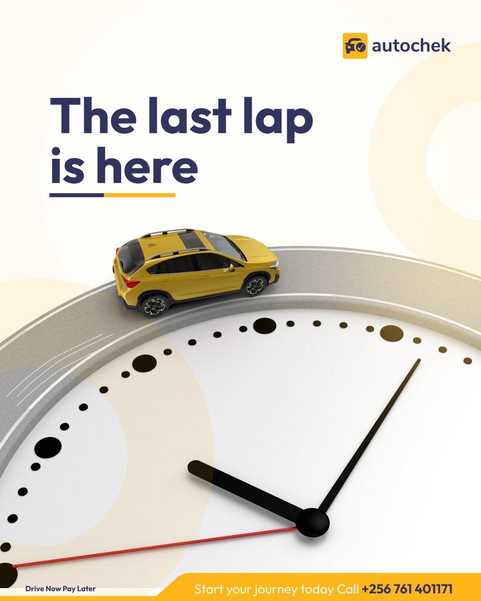 We have hit the last mile of the year. This is the time to tick off that car goal. Let us get you a ride today. Visit autochek.africa/ug to see what we have for you.

#DriveNowPayLater