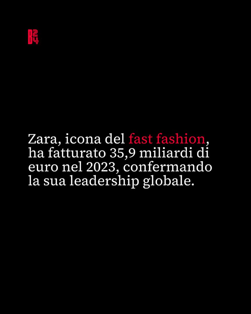 tvbusiness24's tweet photo. #Zara evolve dal #fastfashion al #fastluxury, puntando su sostenibilità, esclusività e nuove strategie sotto la guida di #MartaOrtega.
Leggi l'articolo su https://t.co/nQn4TrCItM o al link https://t.co/lDz9ycaMYf https://t.co/nbk6BusC32