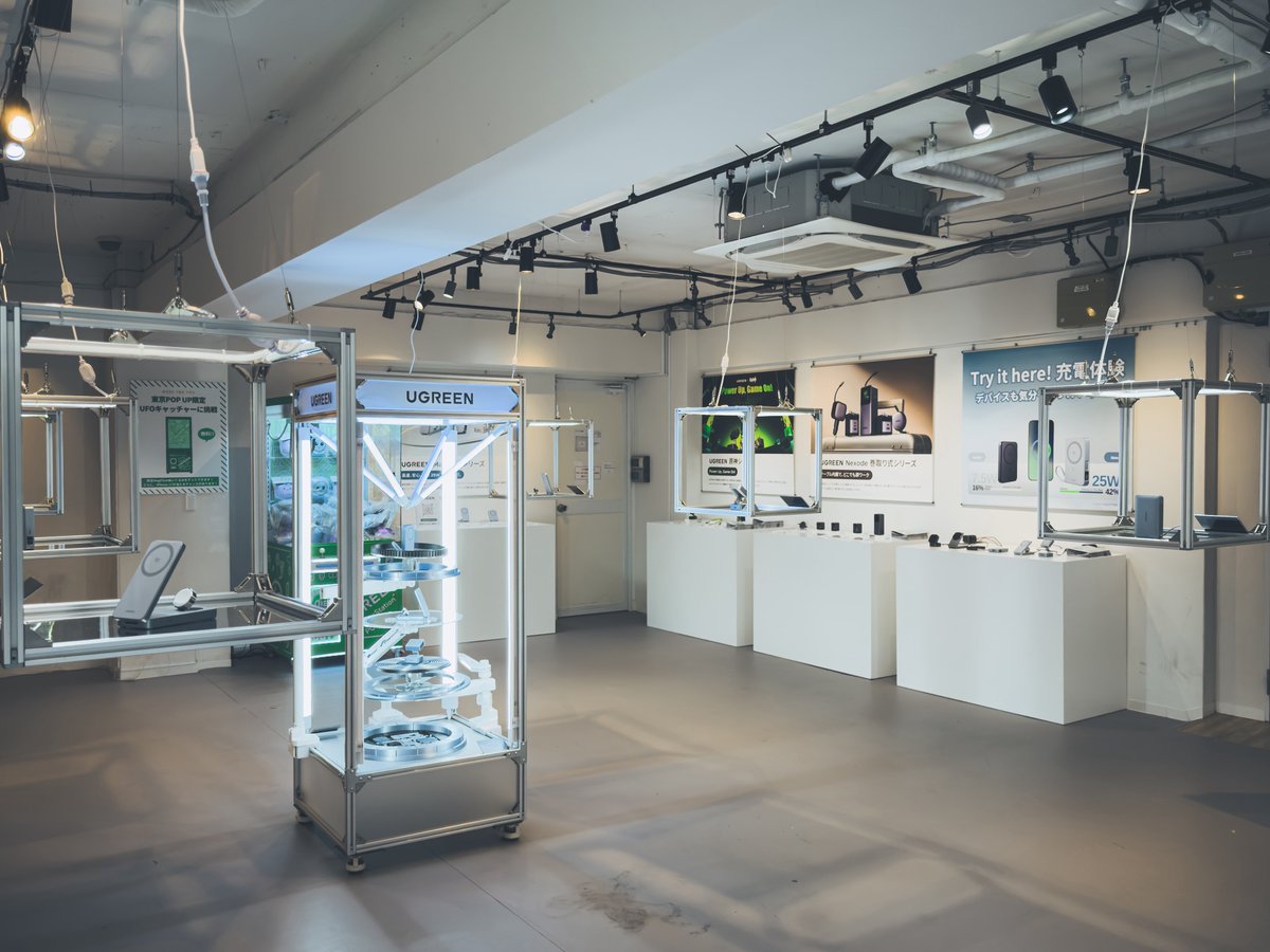shikamori_p's tweet image. UGREENのポップアップのぞいできた。

すでにMagFlowモバ充持ってるので特に購入はせず。

ポップが「ケーブル内臓」とか「フイャレス」とか、普通に誤字のまま印刷されてて良かった☺️

@ugreenjapan 
#UGREENMagFlow #UGREEN