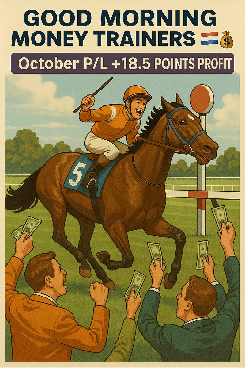 MORNING TEAMMMM! 👋🏼🇳🇱 

Seven cards of racing ahead of us today 

Let’s see what today brings 👀

Click the link in our bio for a free trial 🔗