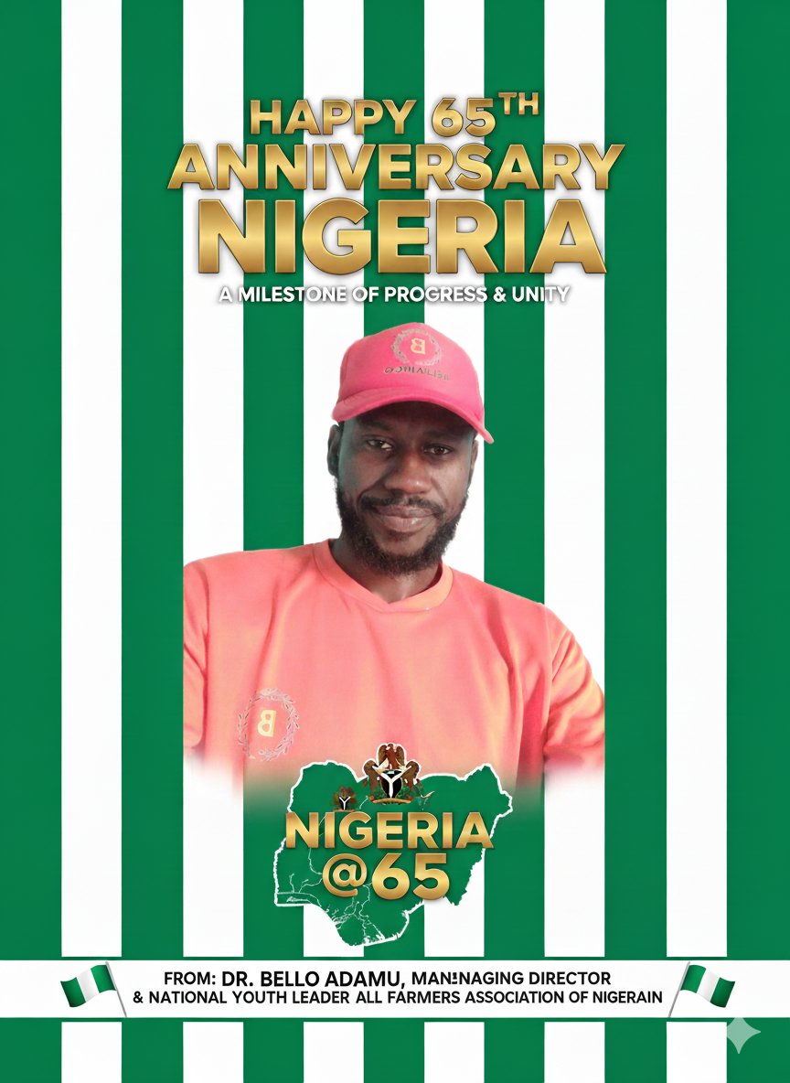 adamu69512's tweet image. Happy independence Day. May the Almighty Allah Bless our country Nigeria.