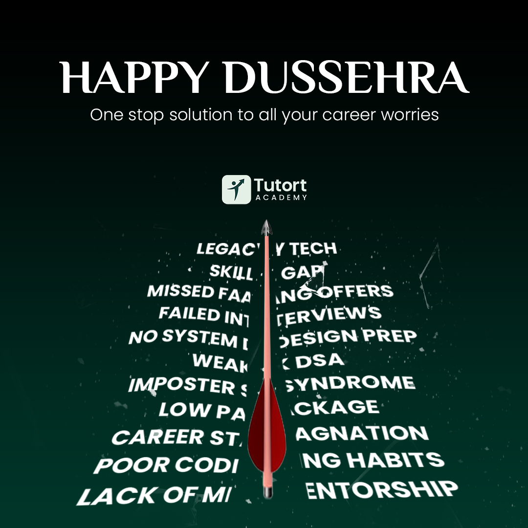 tutort_academy's tweet image. This Dussehra, let’s not just celebrate the triumph of good over evil but also the victory over our own career challenges! At Tutort Academy, we believe in being the one-stop solution to all your career worries

Here’s wishing you a Happy Dussehra filled with growth, and success.