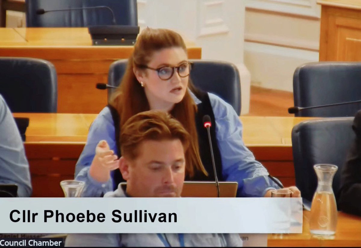 Councillor Phoebe Sullivan tweet media