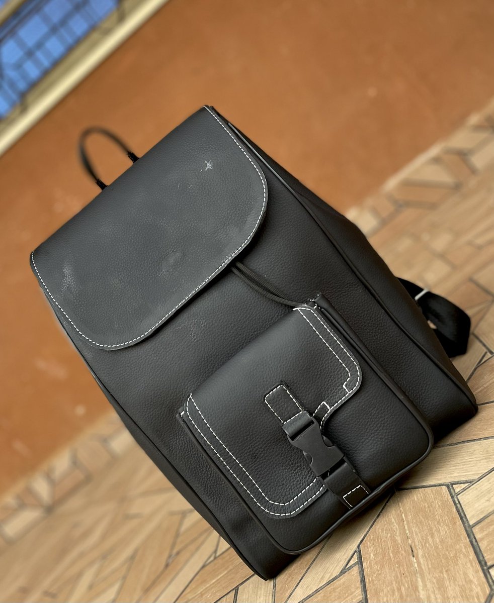 karmachwan's tweet photo. Handmade Backpack 🎒 
Perfect for work, school, camping, gym and trips! ✈️✨

✅ Spacious compartment

✅ fully customizable — colors &amp; prints

✅ Handmade craftsmanship — Only ₦25,000

📍nationwide delivery! https://t.co/2i3UL93uQG