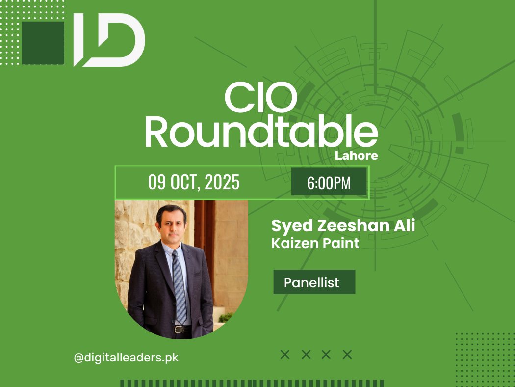 We are pleased to introduce Mr. Syed Zeeshan Ali, Group Head of IT at Kaizen Paint, as a Panellist at the CIO Roundtable. With his strong background in IT leadership and digital innovation, he will share insights on advancing cyber resilience, optimizing operations, and
