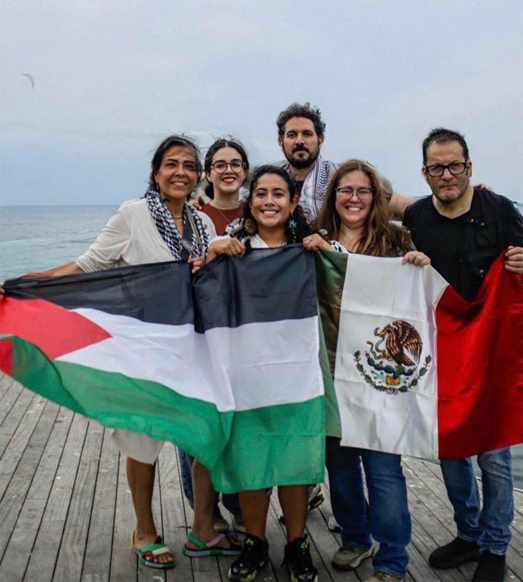 Exigimo al gobierno de Israel la LIBERTAD INMEDIATA de nuestros hermanas y hermanos mexicanos,  así como de todos los ciudadanos de diferentes países, detenidos arbitrariamente en la Flotilla Humanitaria Sumud frente a las costas de #Palestina.