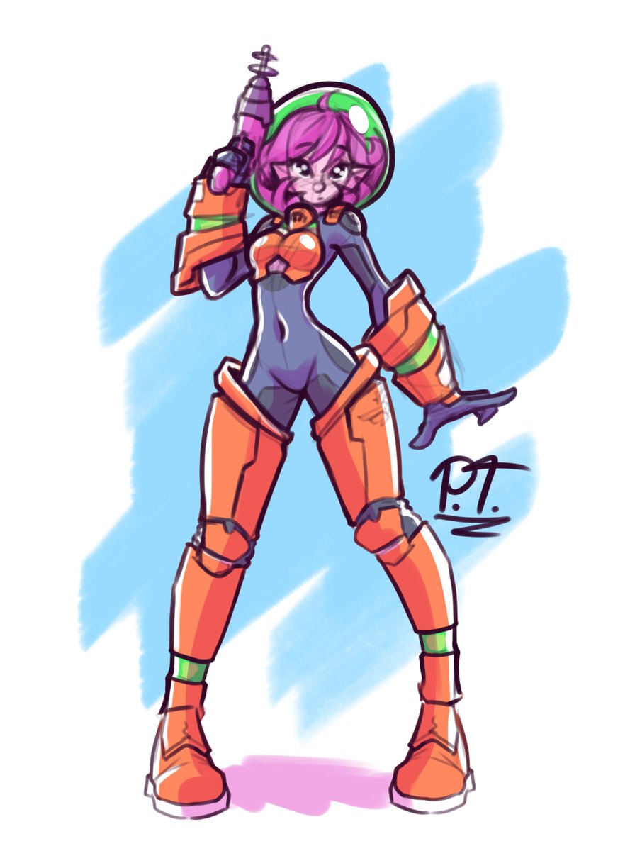 Been wanting to draw <a href="/StarIliad/">StarIliad</a>'s girl Blythe for a while. nothing fancy just a sketch but I like it.