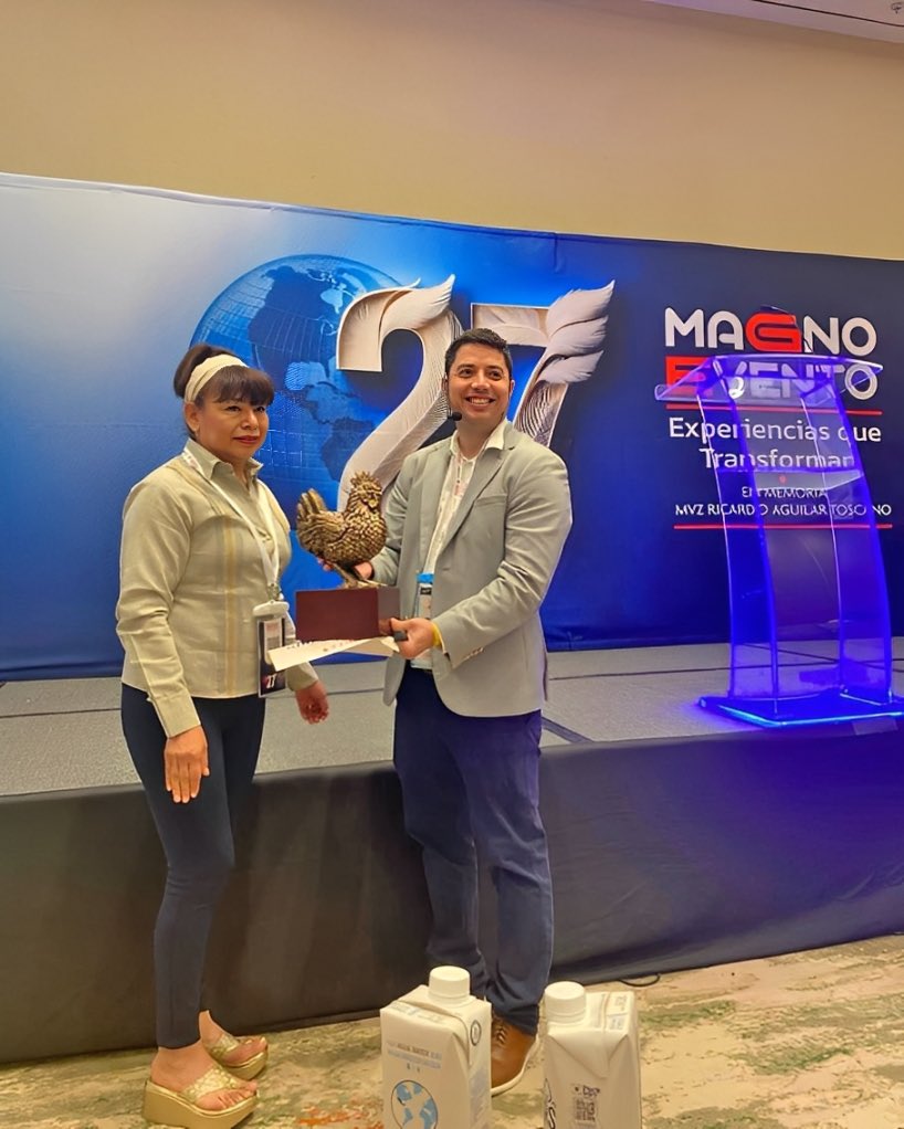 La semana pasada estuvimos en el 27º Magno Evento Avícola, celebrado del 24 al 27 de septiembre en México.

📆 24-27 Septiembre
📍 México 

#dexiberica #dexteam #magnoeventoavicola #mexico #creciendojuntos