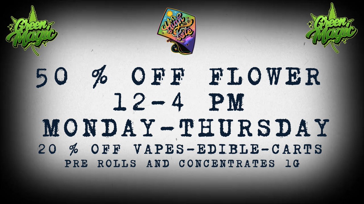 Green Magic Full Line Dispensary tweet media