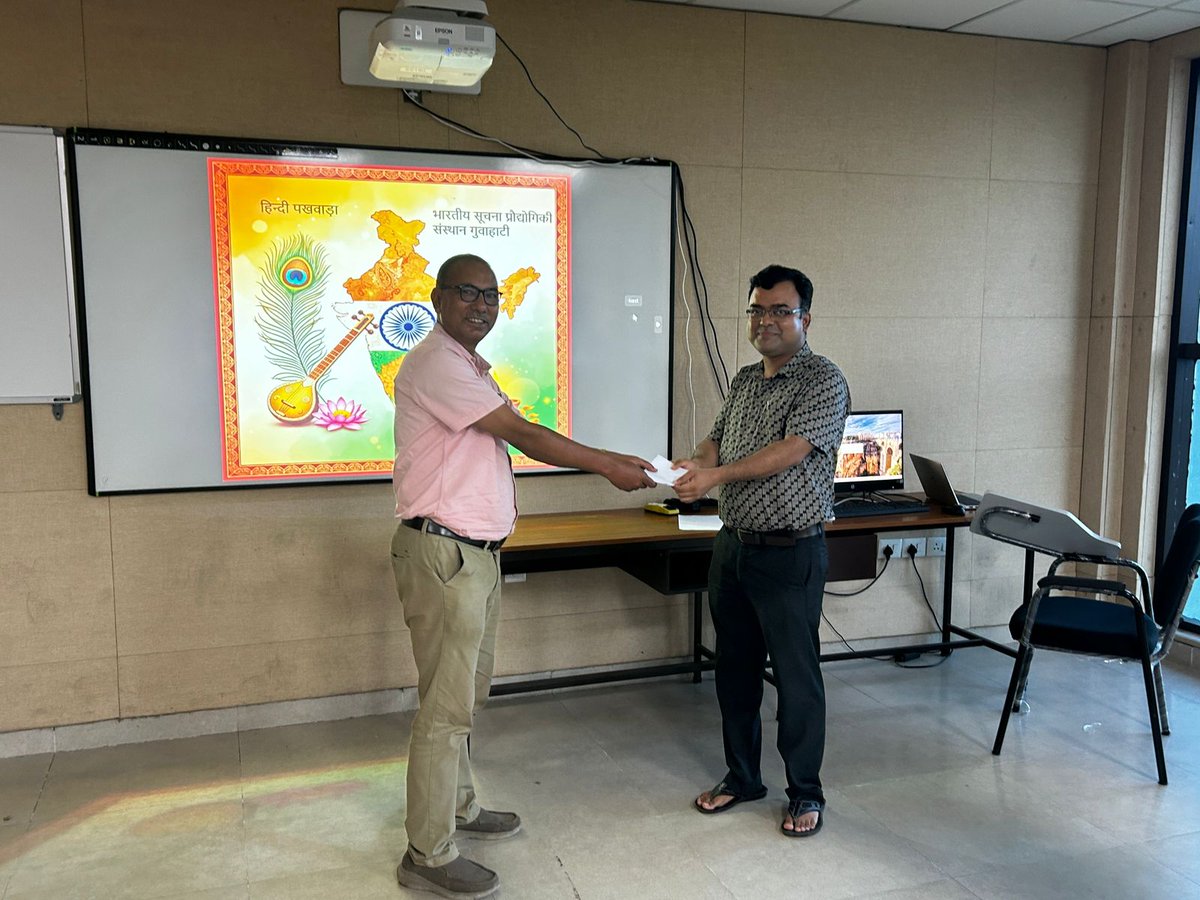 Hindi Pakhwada Celebration at IIIT Guwahati.