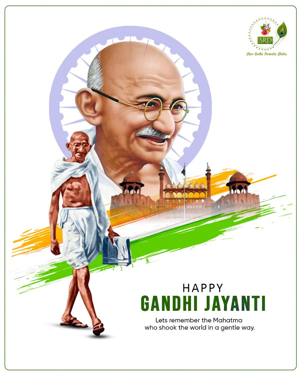 SRDstudiosOnX's tweet photo. Happy Gandhi Jayanti ✨ https://t.co/HQX7NYp78w