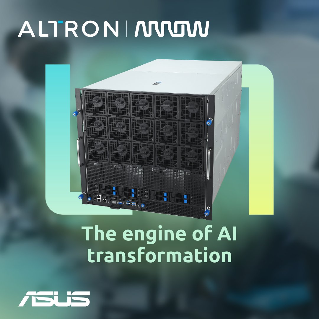 The future of AI isn’t just in the cloud. With ASUS datacenter infrastructure, you get: 

- Full control over AI performance 
- High-density servers &amp; GPU power 
- Faster insights &amp; scalable innovation 

Build your AI platform with ASUS: eu1.hubs.ly/H0nrHf10 #ASUS  #AI