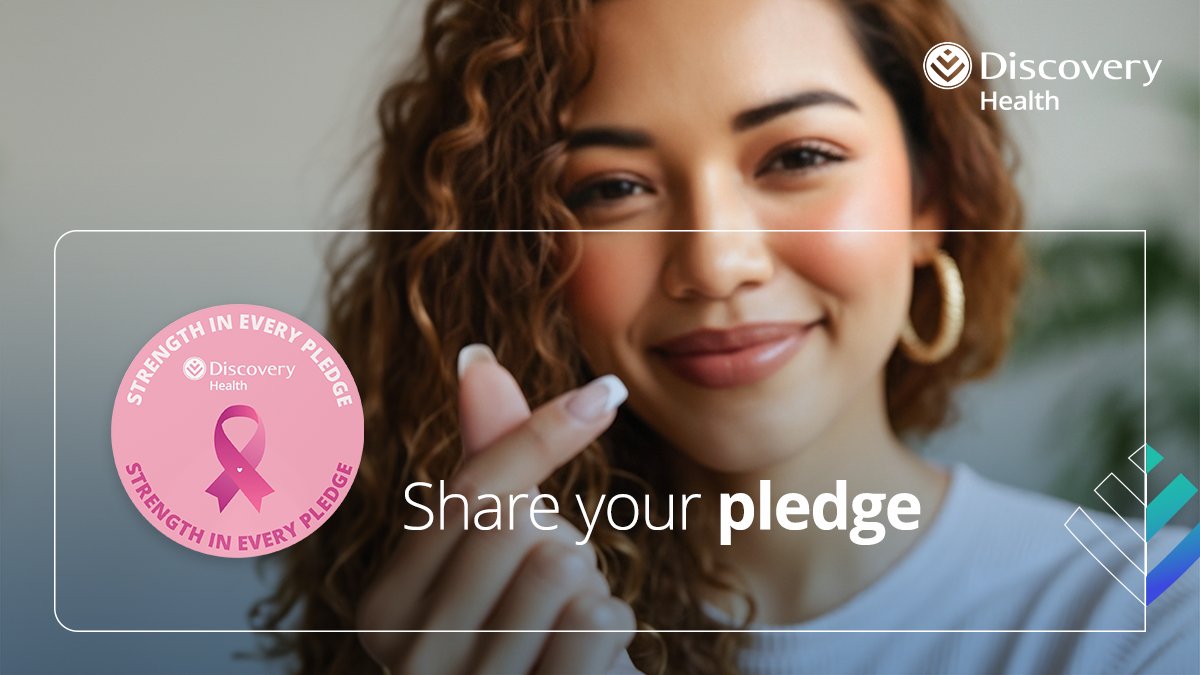 Discovery_SA's tweet photo. Stand a chance to WIN a R5,000 voucher! Support breast cancer awareness this October 🩷 

1. Visit https://t.co/8i8OOXkLAh 2. Upload your photo + add the pledge sticker 3. Download + comment with your pledge pic. T&amp;Cs apply. DiscoveryLovesYourHealth HealthWins https://t.co/6yvuqm5OVL