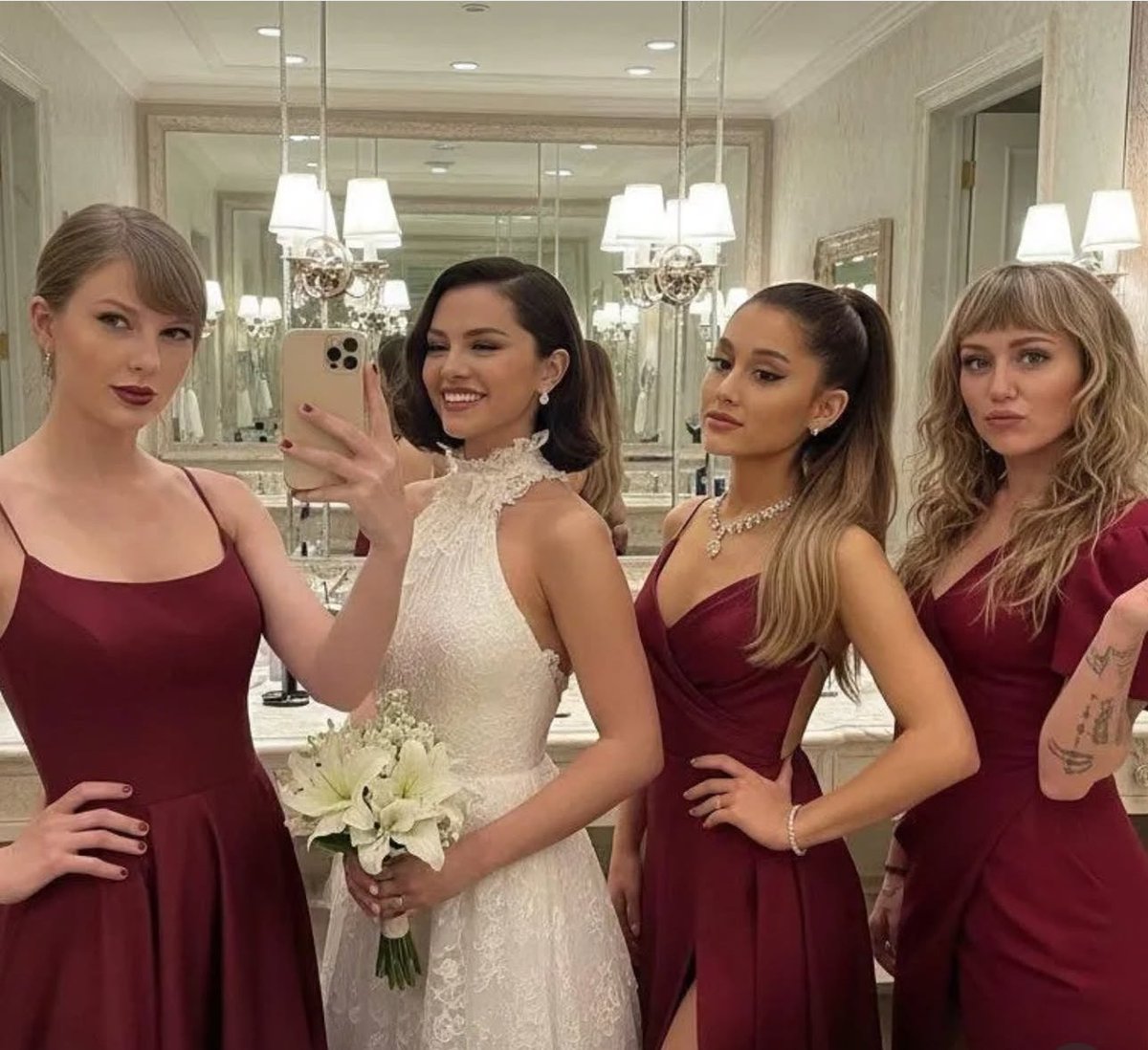 LE DAMIGELLE DI SELENAAAAAAAAAAAAAA😍