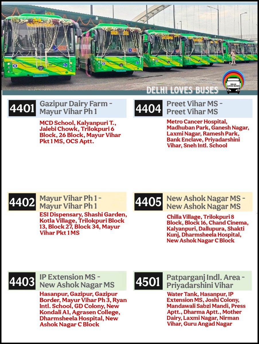 BusesDelhi's tweet photo. Yamuna Paar's Devi Bus Routes are here for making every corner more connected. Lets hop on and ride the change. 🚍🚏 
#devibus #dtcbus #electricbus #publictransport https://t.co/nwQPRSaoQc