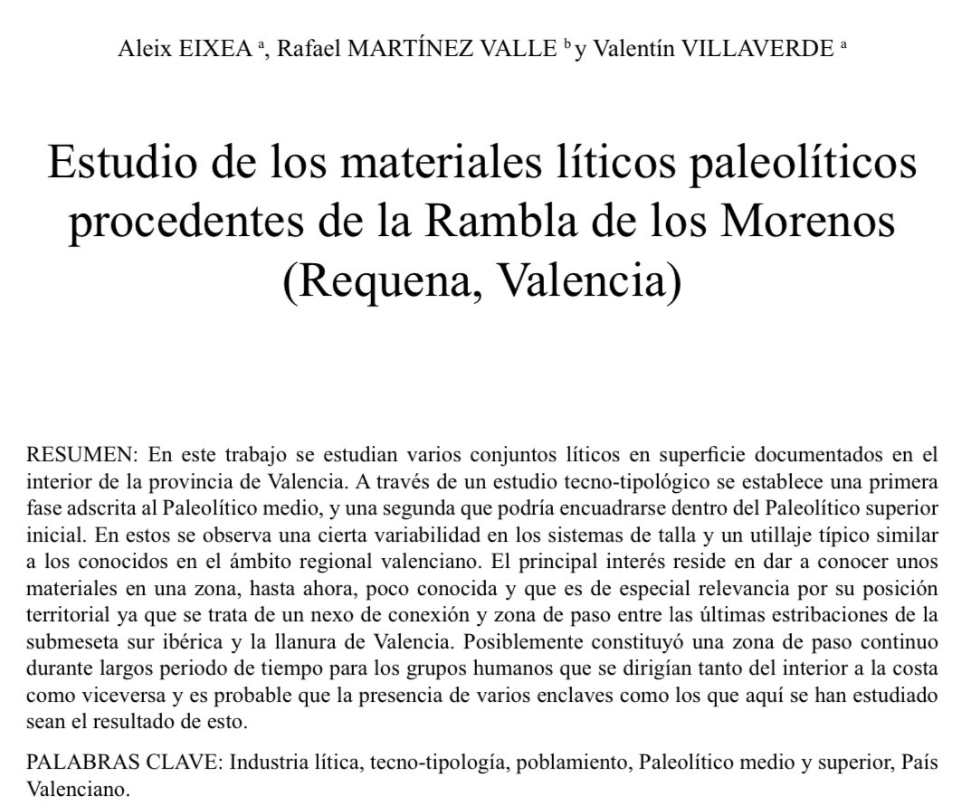 Dpt. Prehistòria, Arqueologia i Història Antiga UV tweet media