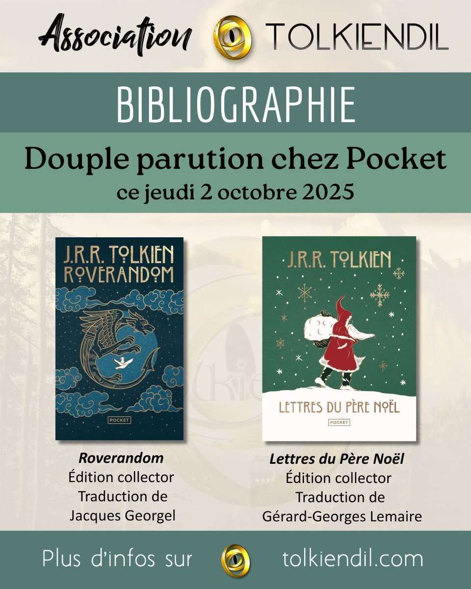 tolkiendilfr's tweet photo. Belle journée Tolkien du côté des Éditions Pocket, avec Roverandom et les Lettres du Père Noël en édition collector ! https://t.co/DFW9IBQ7Xs