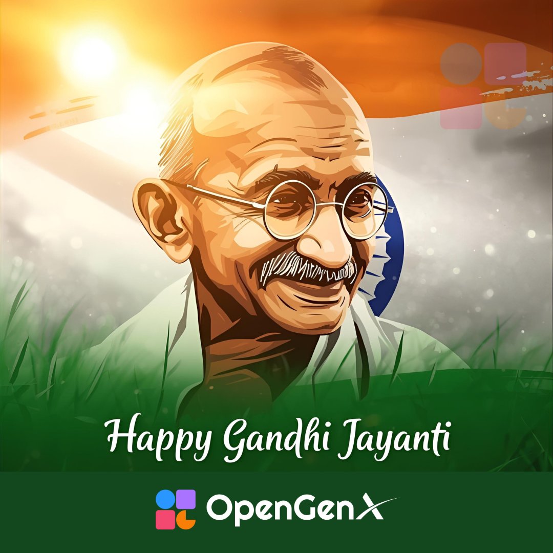 opengenx_tech's tweet image. On Gandhi Jayanti, we celebrate the life and legacy of Mahatma Gandhi.
opengenx.com
#GandhiJayanti #GandhiJayanti2025 #Gandhi #Legacy #Inspiration #Peace #FreedomFighter #FatherOfTheNation #India #OGX #OpenGenX