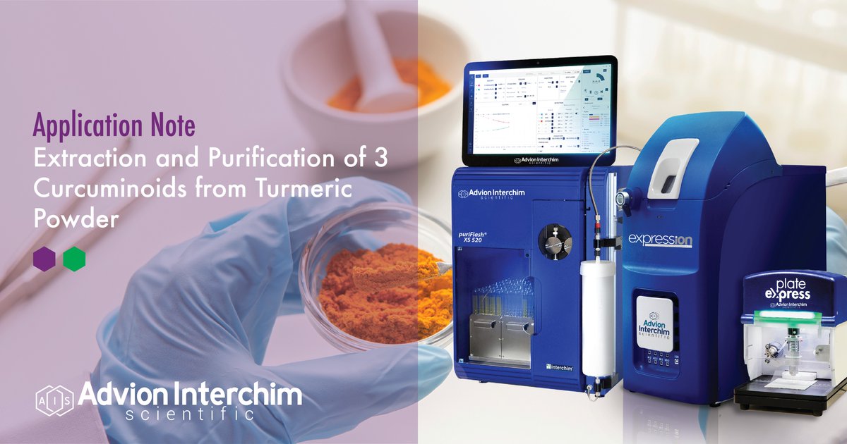 In this application note, a method to separate and purify 3 curcuminoids from turmeric powder using thin layer chromatography (TLC) with mass spectrometry and flash chromatography is demonstrated. bit.ly/3zFBvQ1