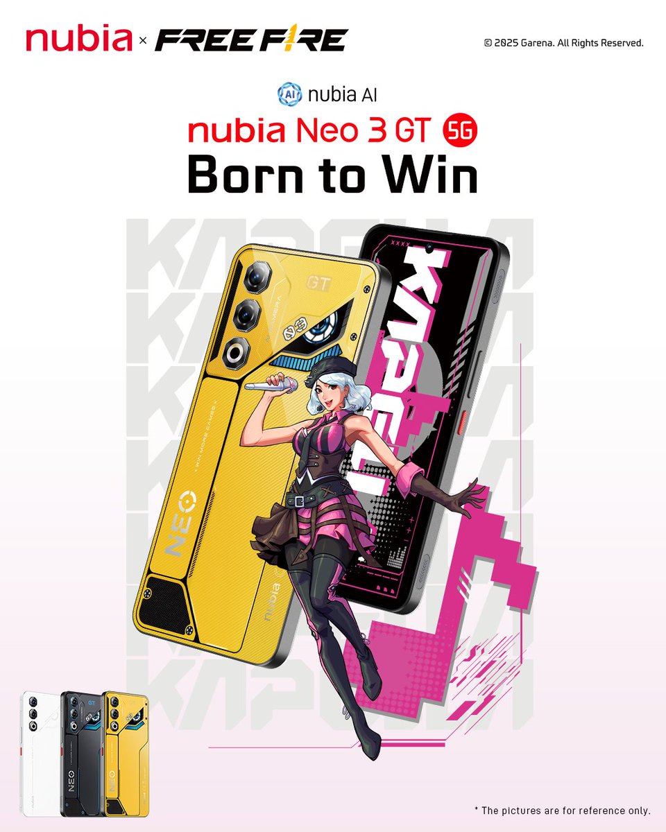 ZTEDevice's tweet photo. Get ready for the nubia Neo 3 GT 5G Limited Edition! This special edition channels Kapella's charming persona through powerful features and deep integration with the game. BOOYAH!π₯
#ZTESummit #ZTE #nubia #ztedevices #nubiaNeo3 #ZTEAI #AI #Innovation https://t.co/KMx6bBZ4kj