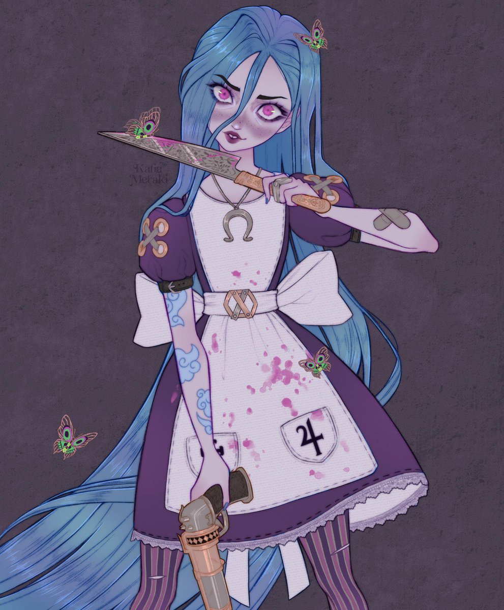 Me ayudan con mi goalsito de kofi? ♡.  Hago zings a los que apoyen el proyecto 🥰 ko-fi.com/bloody_lavende…

#alicemadnes #jinx #cosplay