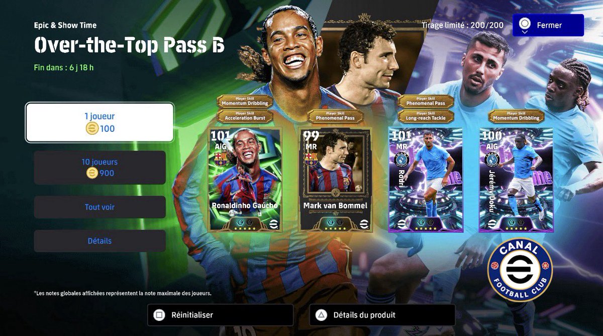 CanalEFootball's tweet image. 🆕 Pack over the top pass B 🚨

#eFootball #eFootball2026 #efootball26