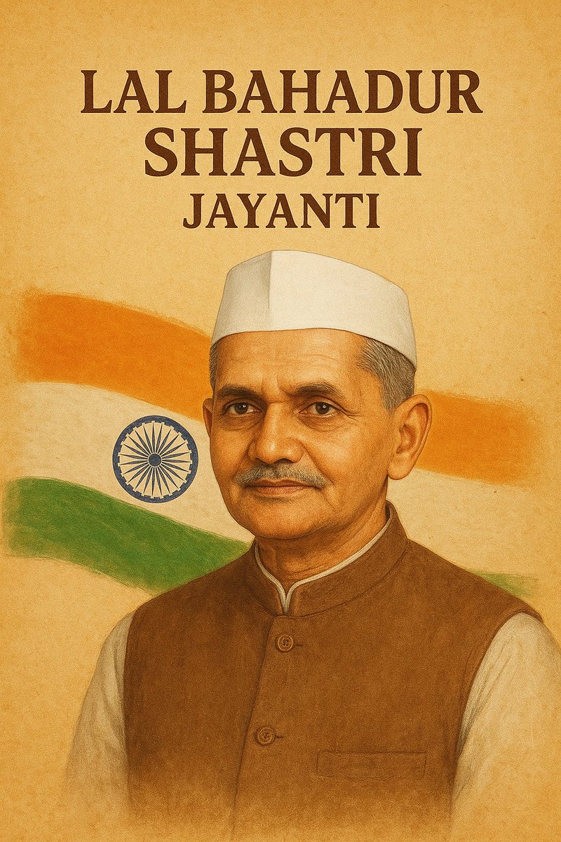 iRutulkasar's tweet photo. @INCIndia Happy Birthday Shastri ji 🙏🏽 https://t.co/9LqrAedKW6