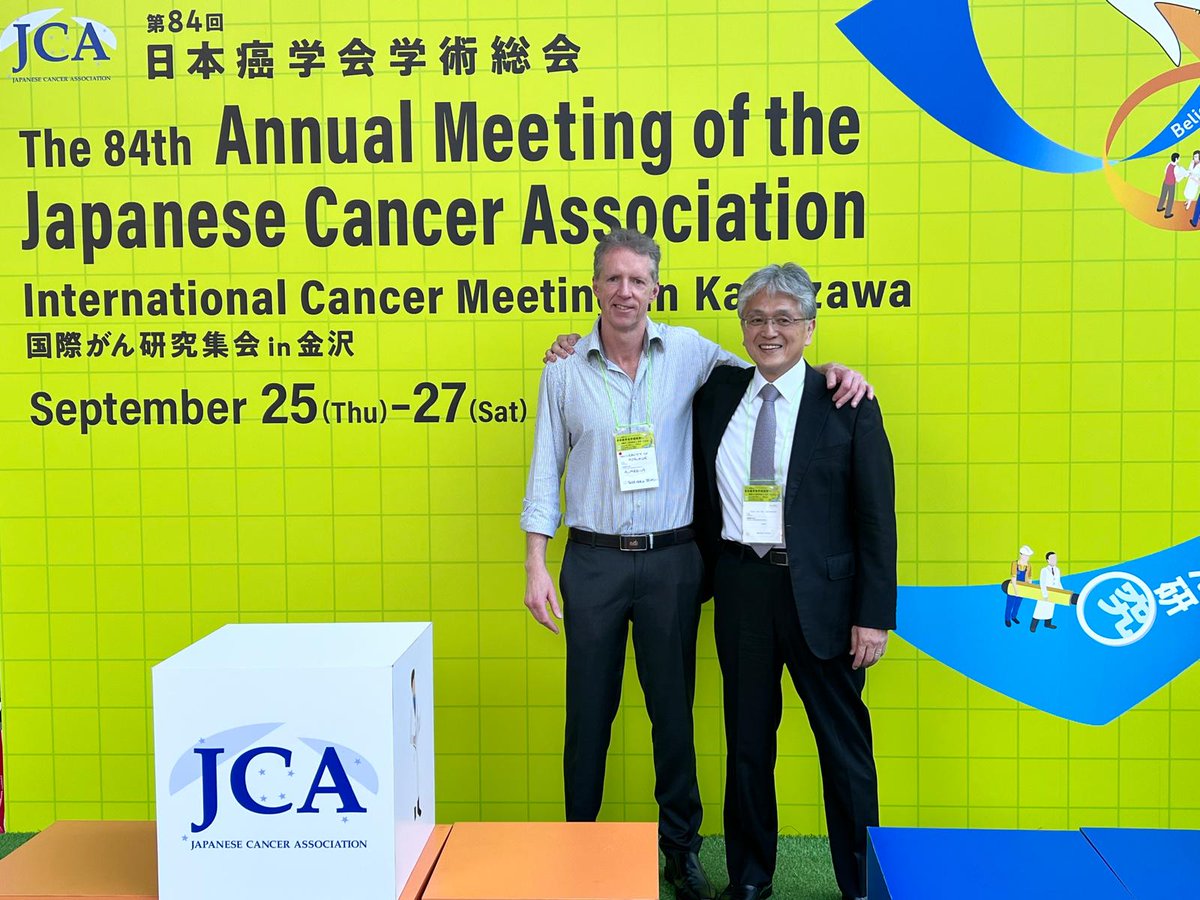Lab_Jenkins's tweet image. Very honoured to be the first Australian recipient of the prestigious Japanese Cancer Association (JCA) International Award, presented at the annual JCA2025 conference in Kanazawa. Special thanks to my JCA colleagues, especially JCA President, Prof Masanobu Oshima
@SAiGENCI