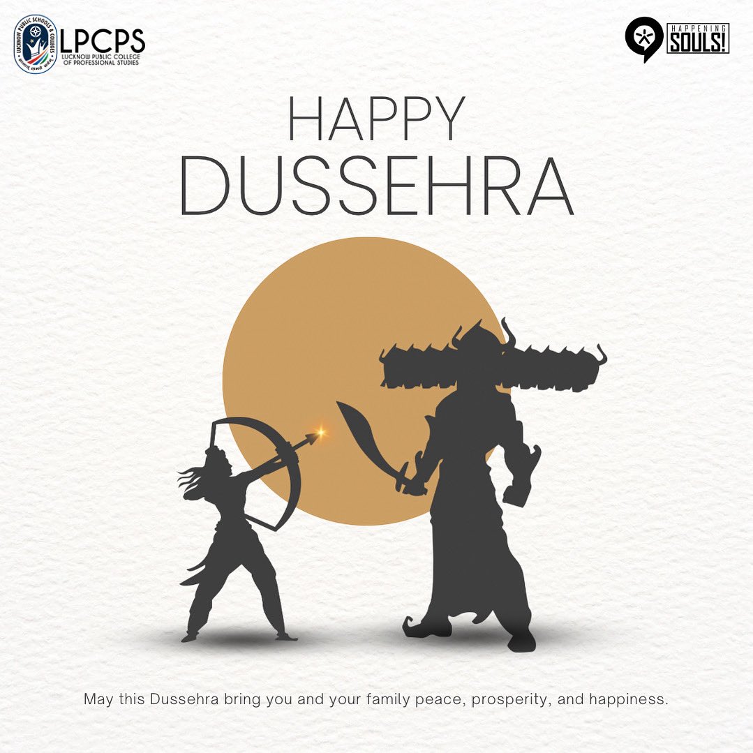_lpcps's tweet photo. ✨ "सत्य की राह पर चलो, असत्य खुद मिट जाएगा।" ✨

🌟 Wishing you and your family a Happy &amp; Prosperous Dusshera! 🌟 #lpcps #Dussehra #college https://t.co/7BdHpKRCe6