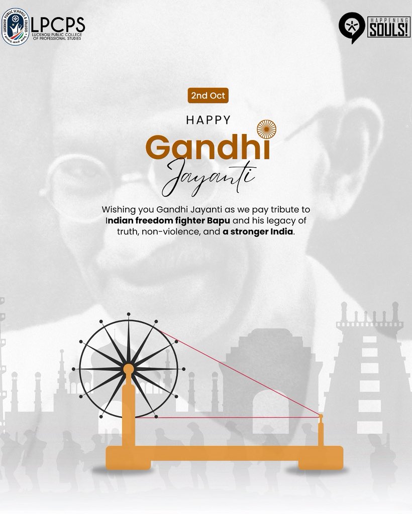 _lpcps's tweet photo. 🌿 “Live as if you were to die tomorrow. Learn as if you were to live forever.” – Mahatma Gandhi 🌿
This Gandhi Jayanti, let’s honor his values of truth, peace, and simplicity. May we walk together with kindness, courage, and unity to build a better tomorrow. 🌸✨
 #GandhiJayanti https://t.co/A7nkeW8Rnz