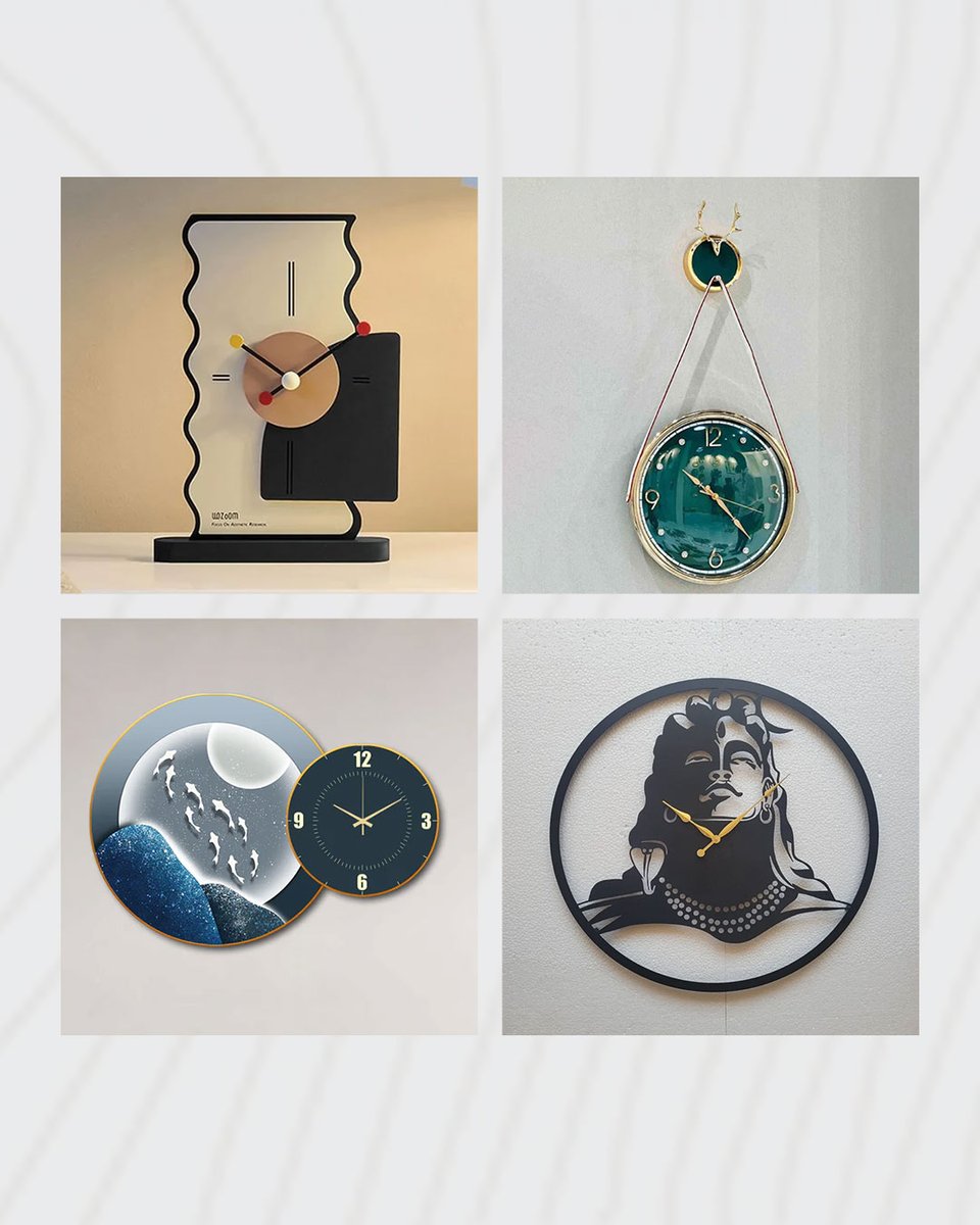 kalasaardecor's tweet image. Timeless elegance for every room – let every moment shine with this stunning wall clock. ✨

📩DM to order/prices/inquiries. Shipping PAN India.
📞 Contact us: 87994 83990.
🌐For more visit, kalasaar.com

#kalasaardecor #ElegantTouch #WallClocks #HomeDecor