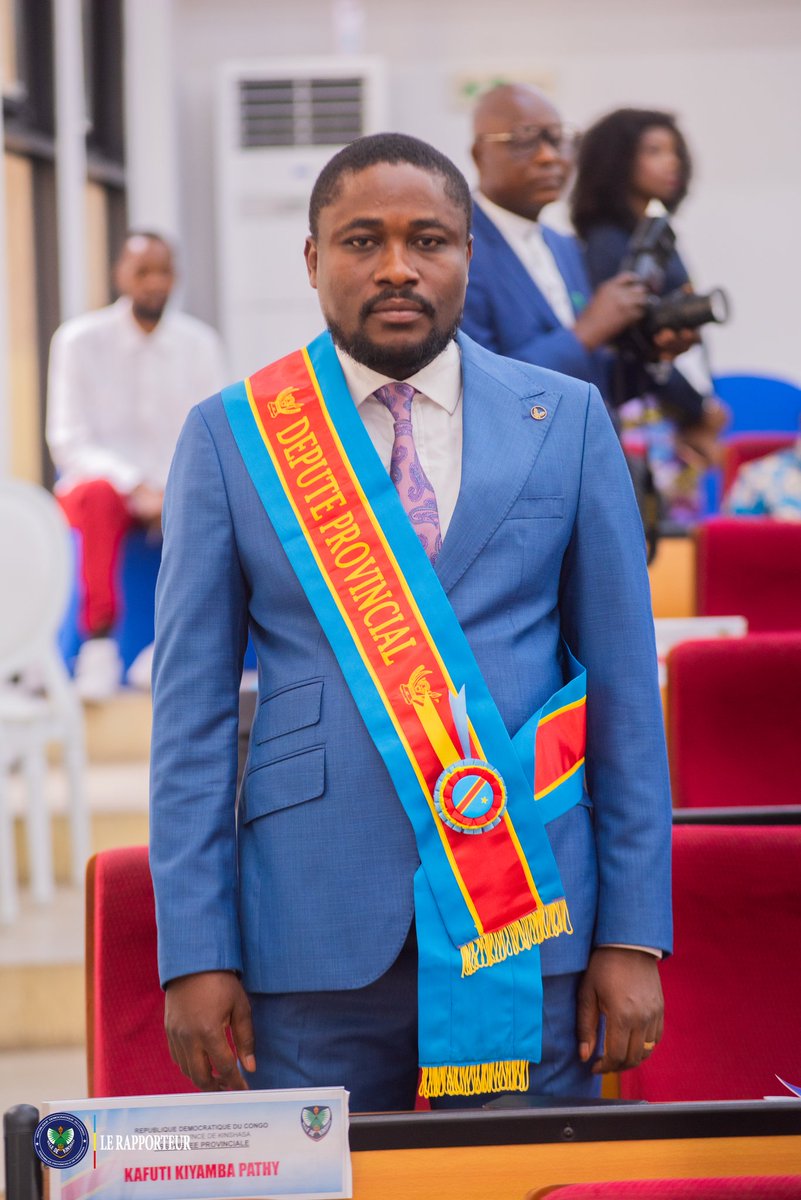 BilamboPat30382's tweet photo. KINSHASA: l’Assemblée provinciale de Kinshasa a tenu sa plénière d’ouverture marquant la #rentrée #parlementaire.
Parmi les élus présents, Hon #Pathy #Kafuti a pris part à cette séance solennelle, témoignant de son engagement constant et de sa loyauté envers la population kinoise https://t.co/QaEKvuGijP