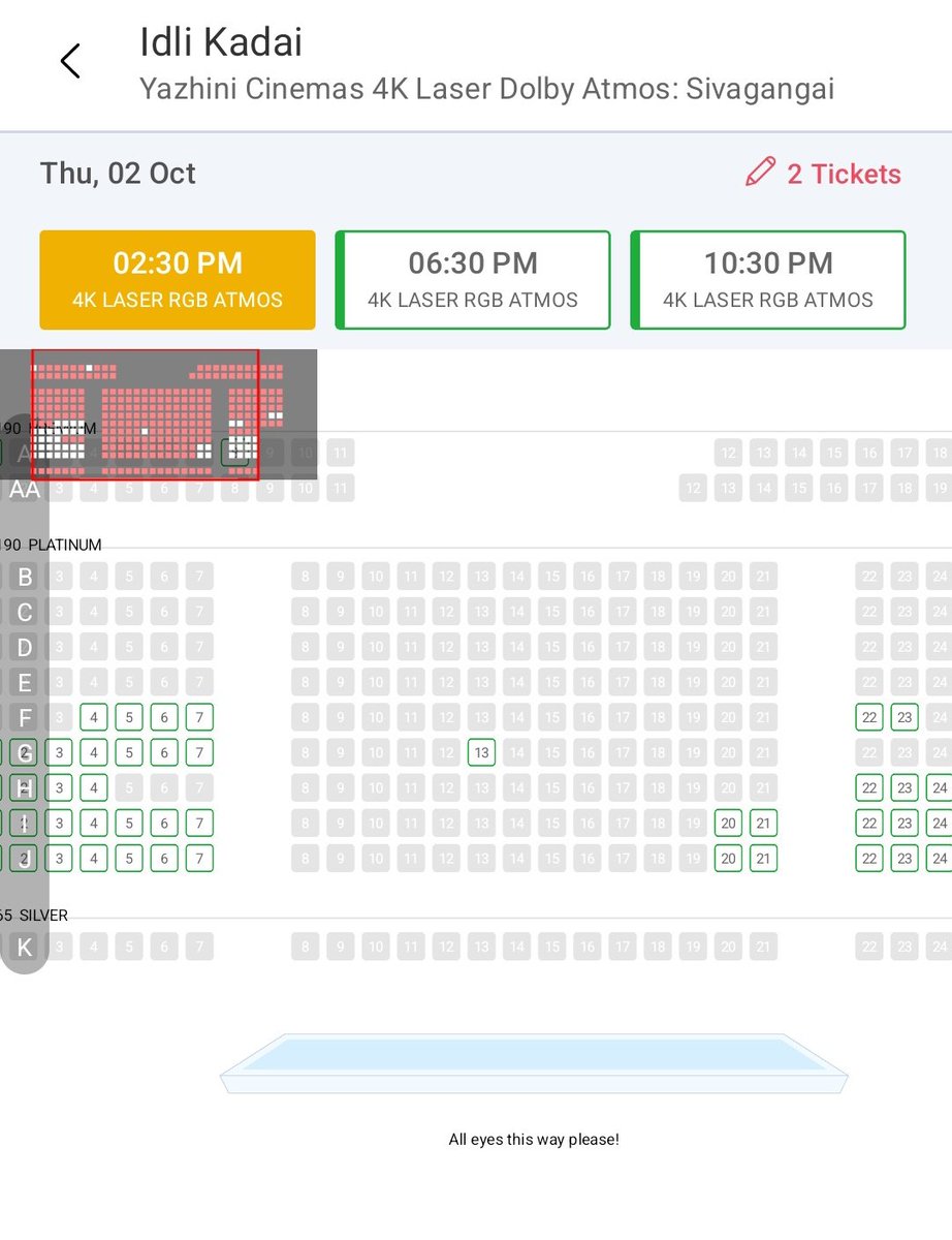 #IdliKadai today's booking at the same Yazhini Cinemas for 2:30PM show is 90% filled before 2 hours! 

எப்பவும் Negativeவா எதாவது எழுதி attention seek பண்றதுலையே இருங்க bro 😂

<a href="/dhanushkraja/">Dhanush</a>
