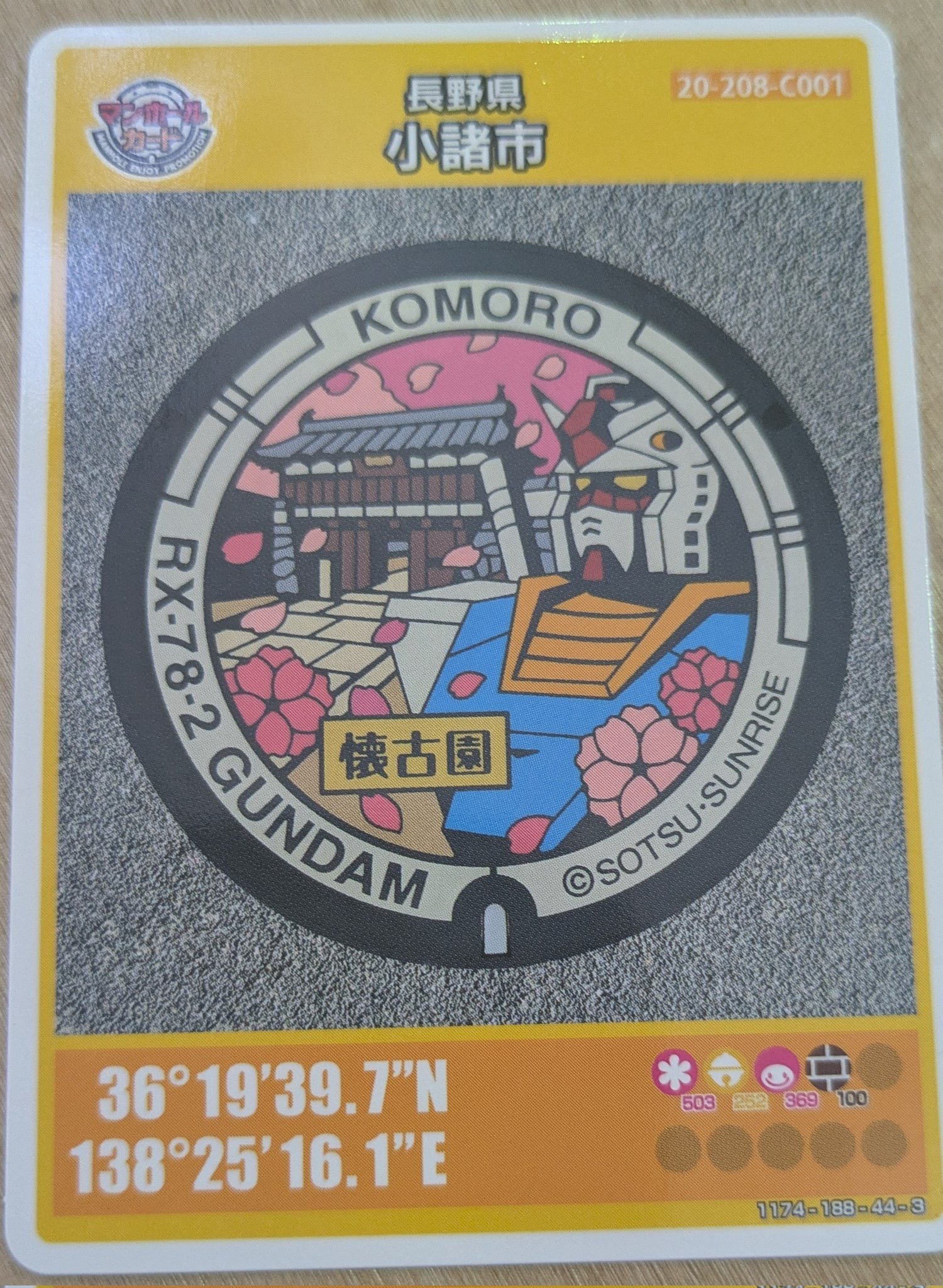 長野県 小諸 佐久市、埼玉県深谷市 マンホールカード 5枚セット 長野