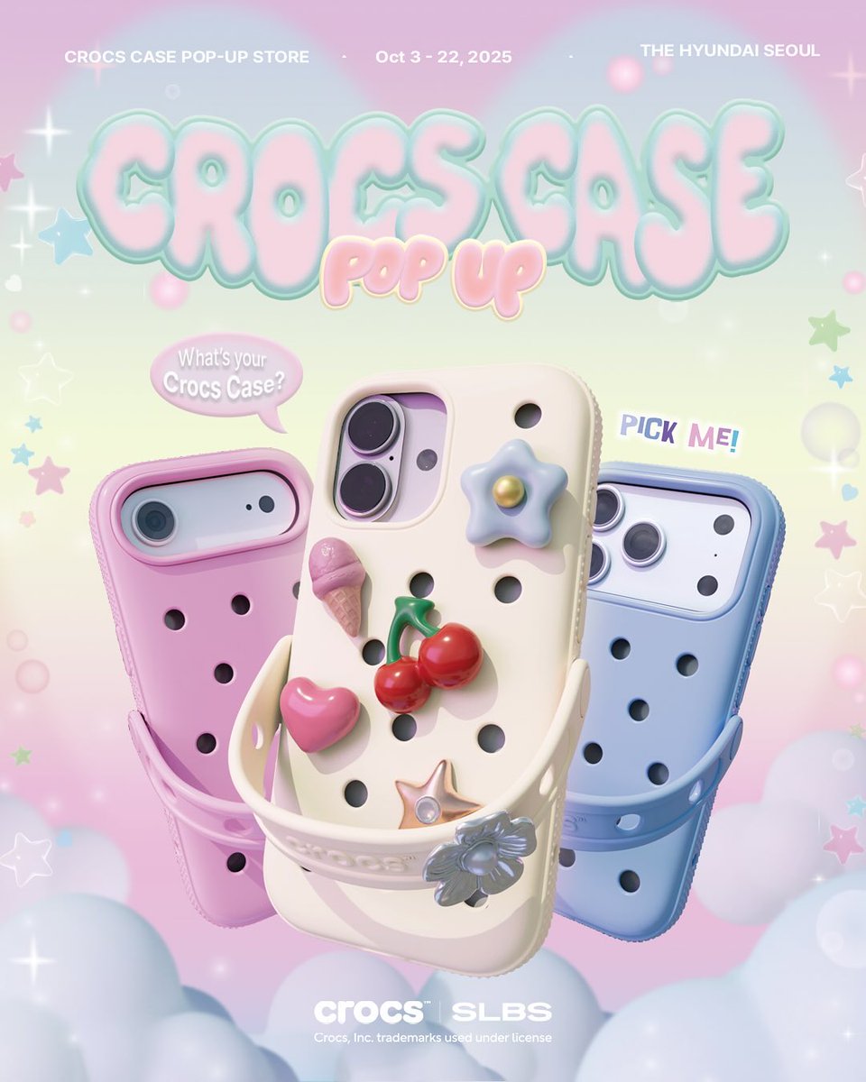 crocs クロックス iPhoneケース 韓国 SLBS CROCS】 x SLBS