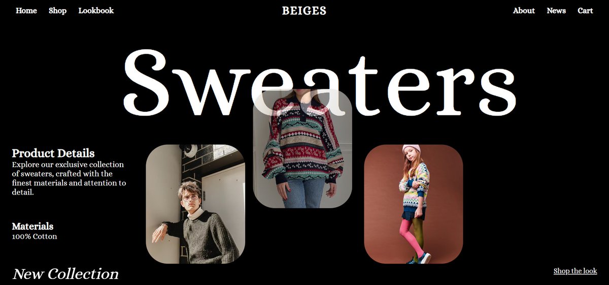 QuantumCoderDev's tweet image. Just completed my first project in #Sheryians Cohort 2 🚀Built a Sweater Collection Website using HTML &amp;amp; CSS
✨Learned typography, layout, hover effects &amp;amp; styling basics
Excited for more projects ahead!💻
 #Frontend #HTML #CSS
@harshbhaiyaa @sarthacksharma @XRodgriues26348
