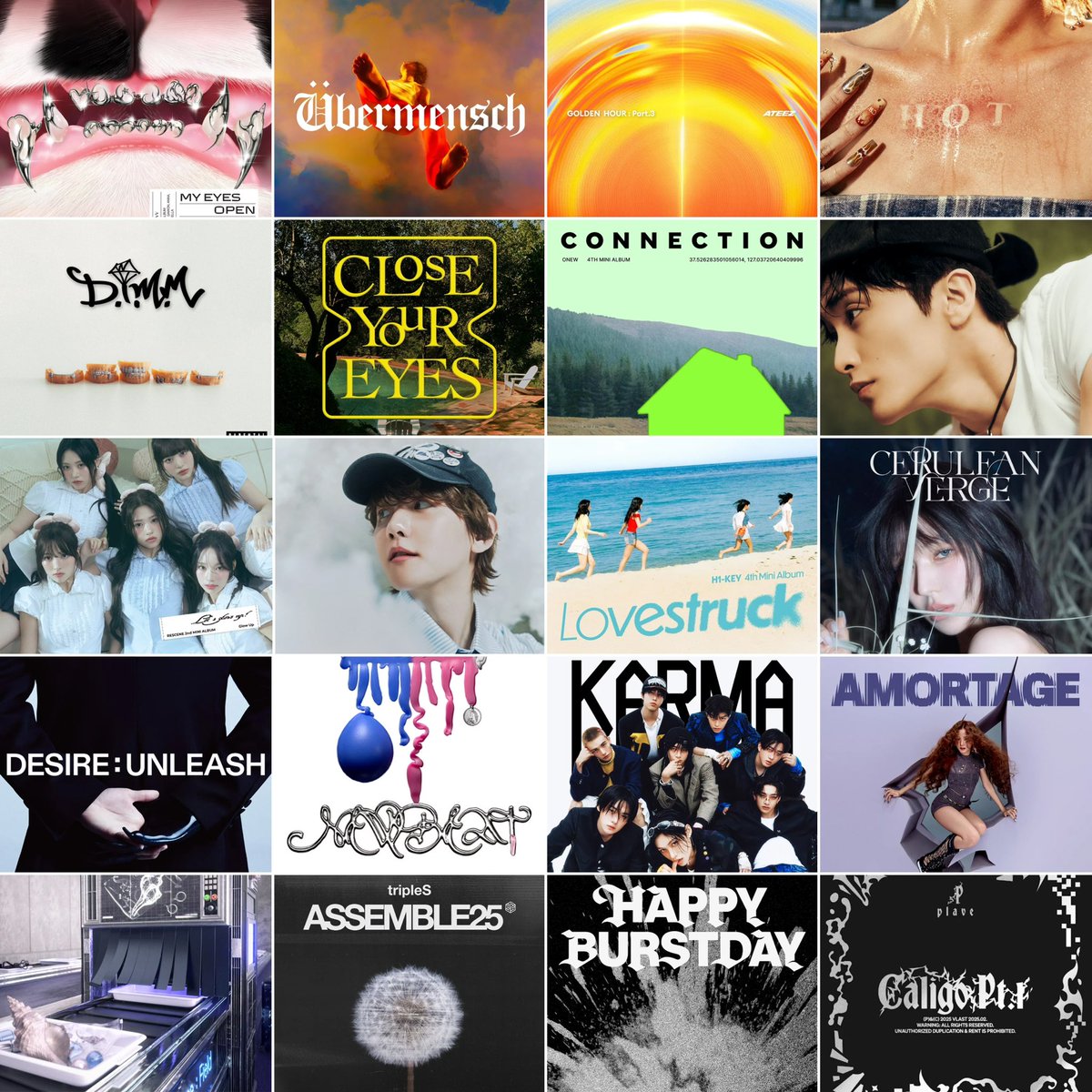 Jeff__Benjamin's tweet photo. My Top-Played 2025 #KPop Albums(Q1-Q3)

MY EYES OPEN VVIDE
Ubermensch
GOLDEN HOUR:PART.3
HOT
D.I.M.M
ETERNALT
CONNECTION
The Firstfruit
Glow Up
Essence of Reverie
Lovestruck
Cerulean Verge
DESIRE:UNLEASH
RAW &amp; RAD
KARMA
AMORTAGE
Fe3O4:FORWARD
ASSEMBLE25
HAPPY BURSTDAY
Caligo Pt.1 https://t.co/T7pHJErcpI