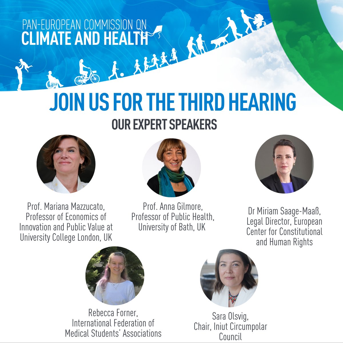 WHO_Europe's tweet photo. Join us today - starting now!
🌍3ʳᵈ hearing of the Pan-European Commission on Climate and Health #PECCH 🌍
Meet the expert speakers👇
🔗 For more information and to register: https://t.co/ouGoy72cFt
#ClimateAction #Health #EuroClimateHealthCommission #PECCH https://t.co/ovh6Kpzw2M